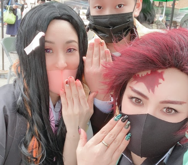 アニメイベント大阪 痛ネイルチップ 鬼滅 和柄ネイル新作デザインお披露目 Zero Gel Blog