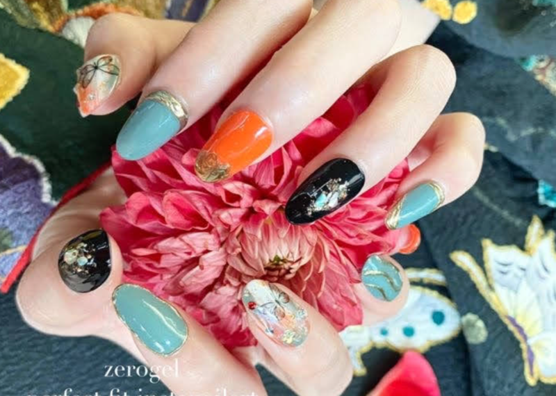 成人式ネイルチップオーダーいただきました Zero Gel Blog